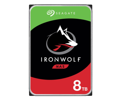 Dysk HDD Seagate IRONWOLF NAS 8TB 7200obr. 256MB